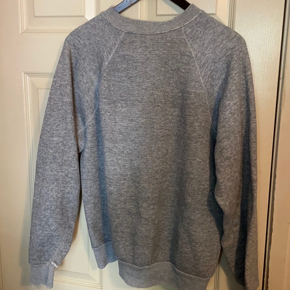 Vintage Discus Athletic Blank Pullover Sweatshirt Mens Size Large Gray USA Made